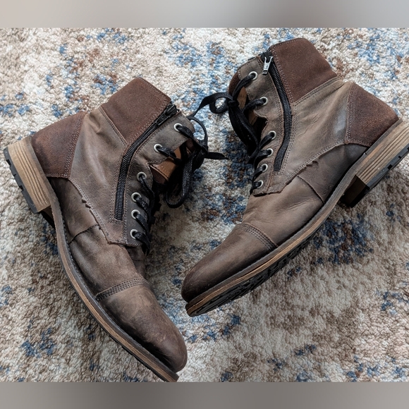 BullBoxer Mens Hansil Handcrafted Leather Boots - Picture 3 of 9